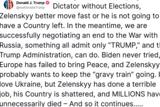 Putin a Democrat, Zelenskyy a Dictator