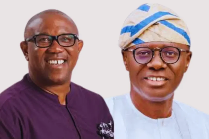 Nigerians Drag Governor Sanwo-Olu Over Criticism of Peter Obi's Speech